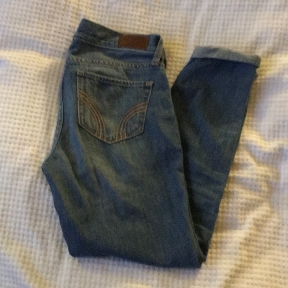 Distressed jeans